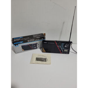 Vintage AM/FM Clock Radio with Alarm Windsor The Traveler *Tested*